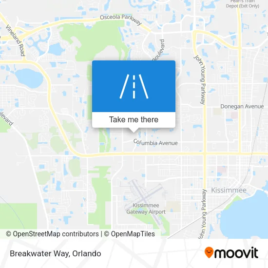Breakwater Way map