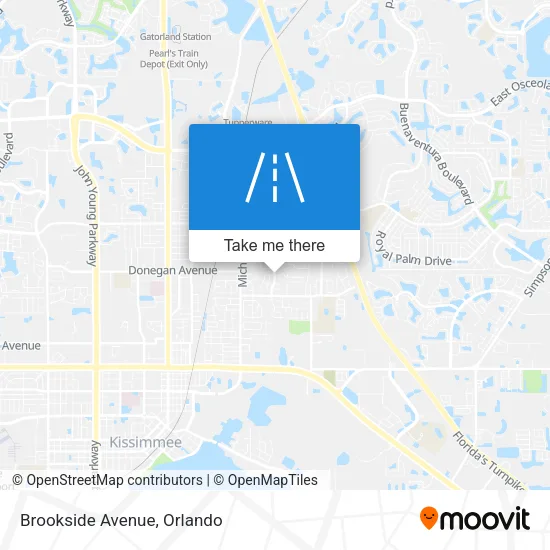 Brookside Avenue map