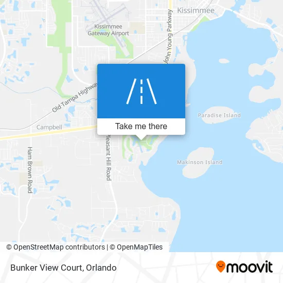Mapa de Bunker View Court
