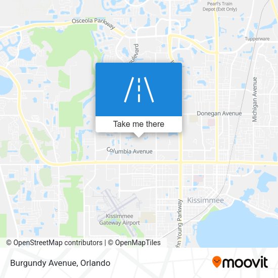 Mapa de Burgundy Avenue