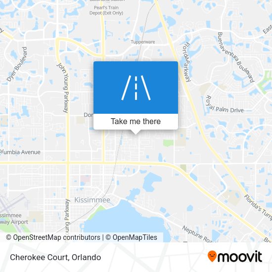 Mapa de Cherokee Court