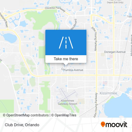 Club Drive map