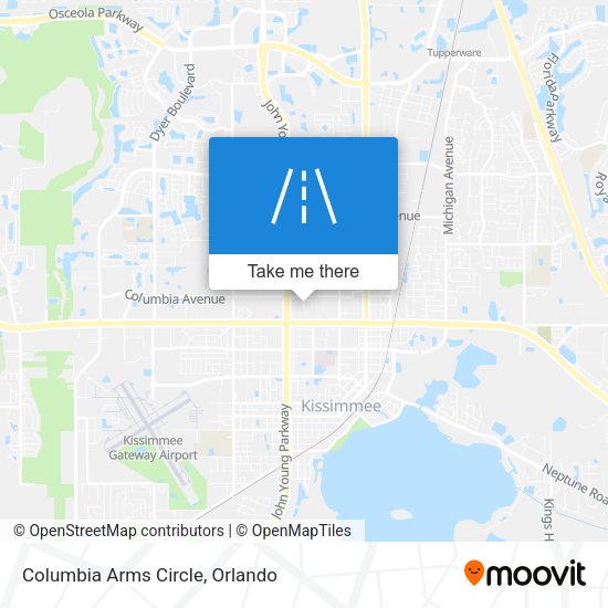 Columbia Arms Circle map