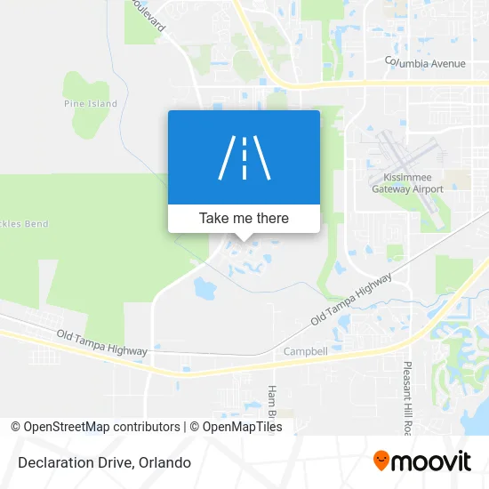 Declaration Drive map