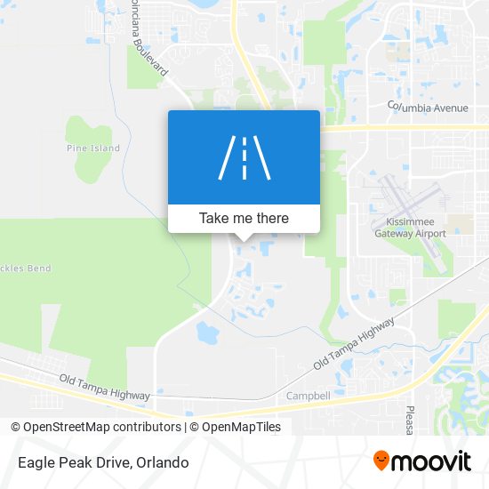 Eagle Peak Drive map