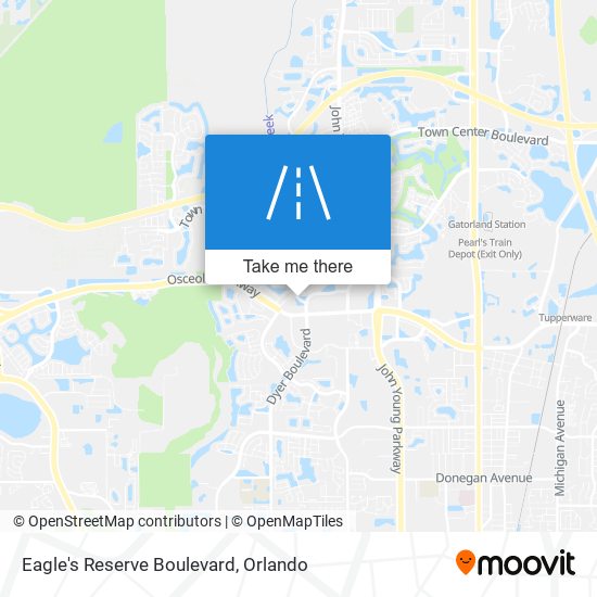 Eagle's Reserve Boulevard map