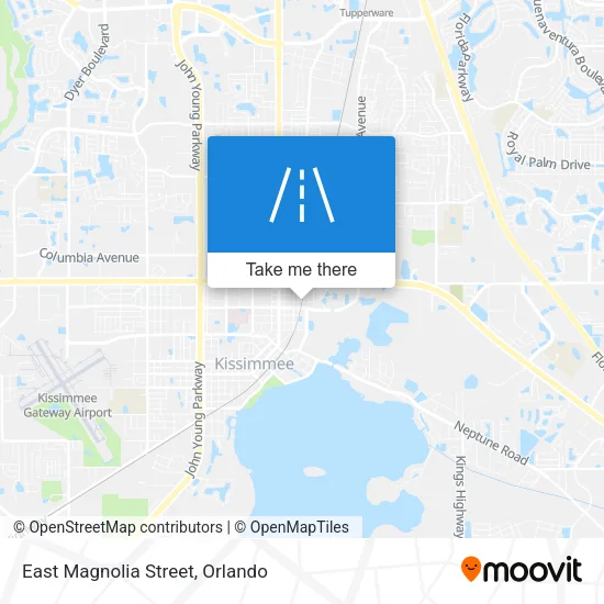 East Magnolia Street map