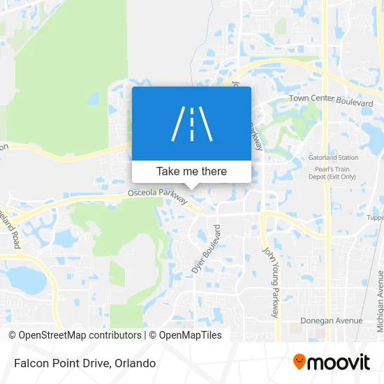 Falcon Point Drive map