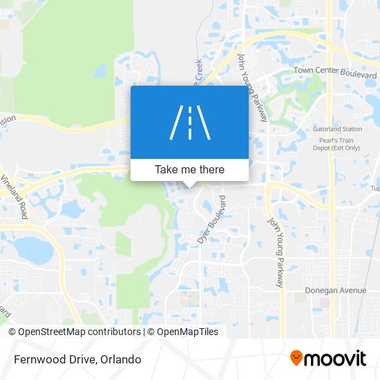 Mapa de Fernwood Drive