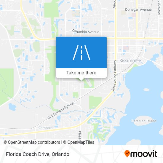 Florida Coach Drive map