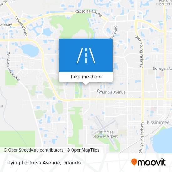 Flying Fortress Avenue map