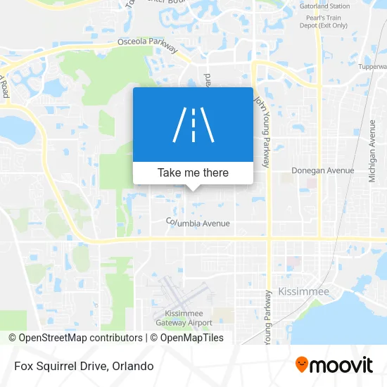 Fox Squirrel Drive map