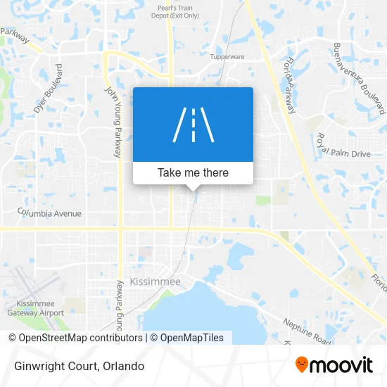 Ginwright Court map