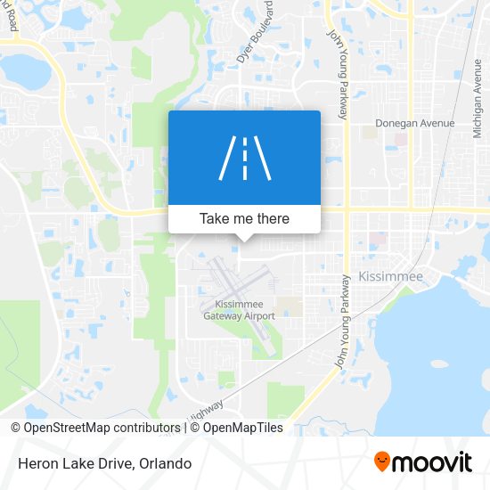 Heron Lake Drive map