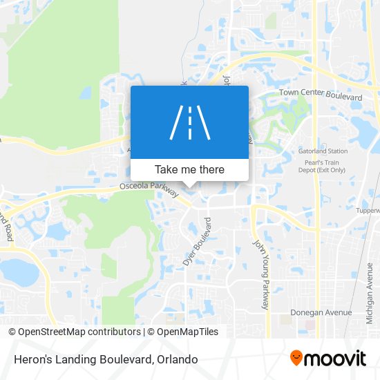 Mapa de Heron's Landing Boulevard