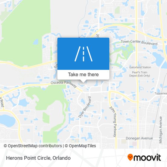 Herons Point Circle map