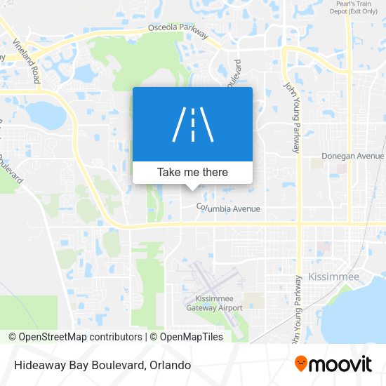 Hideaway Bay Boulevard map
