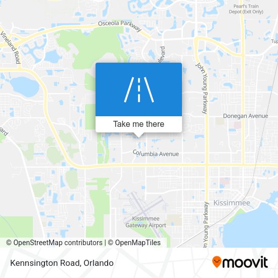 Mapa de Kennsington Road