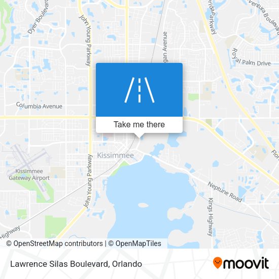 Mapa de Lawrence Silas Boulevard