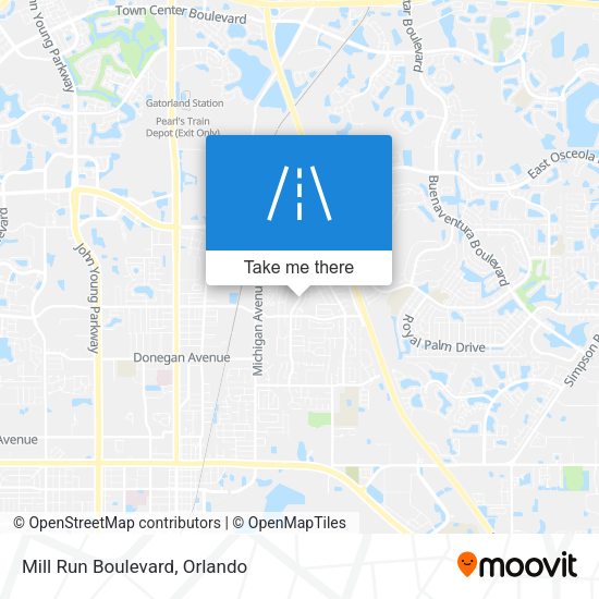 Mapa de Mill Run Boulevard