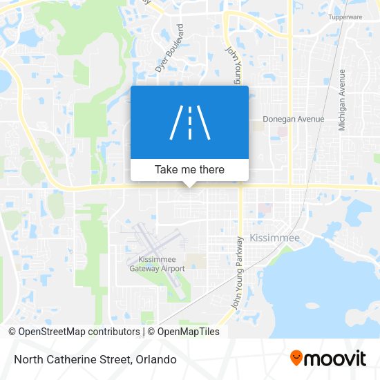 North Catherine Street map
