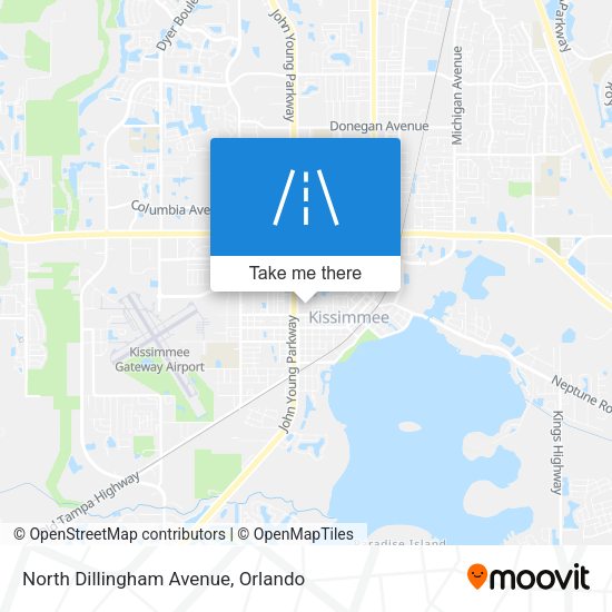 North Dillingham Avenue map