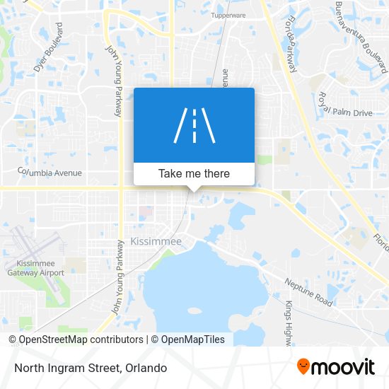 North Ingram Street map