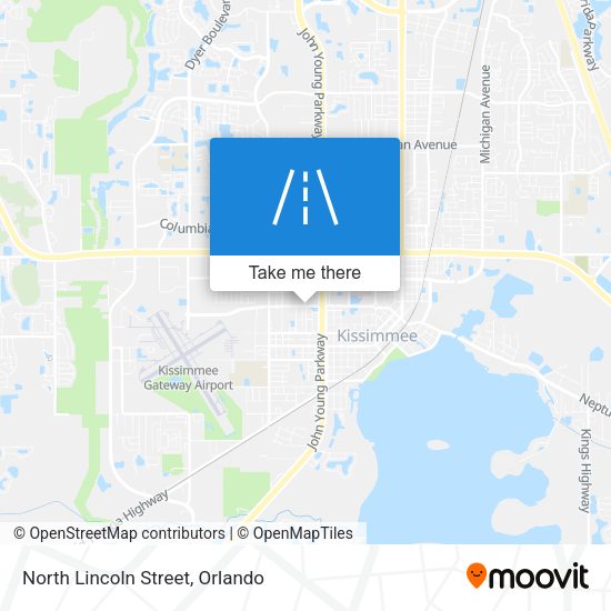 North Lincoln Street map