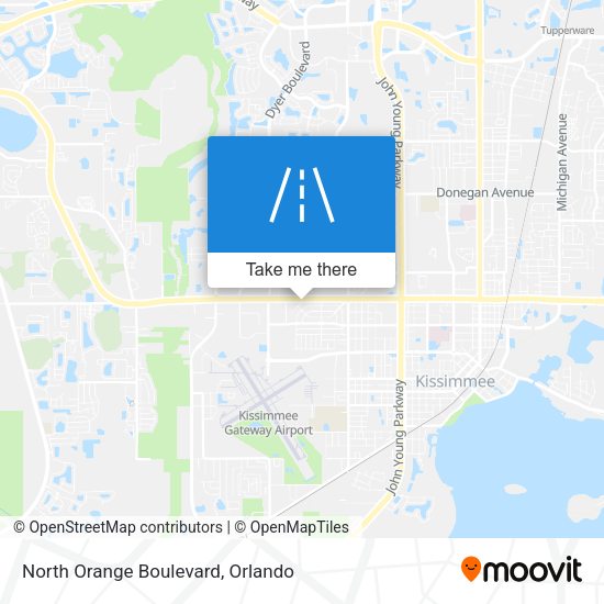 Mapa de North Orange Boulevard