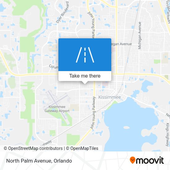 Mapa de North Palm Avenue