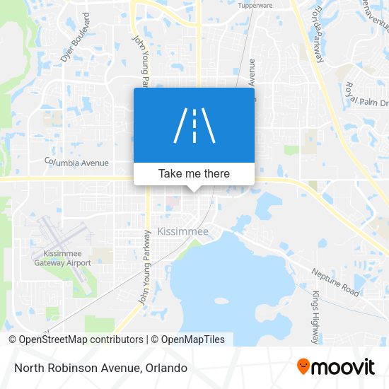 North Robinson Avenue map