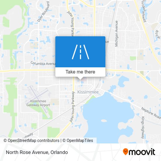 Mapa de North Rose Avenue
