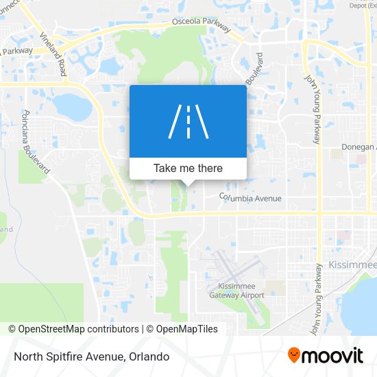 North Spitfire Avenue map
