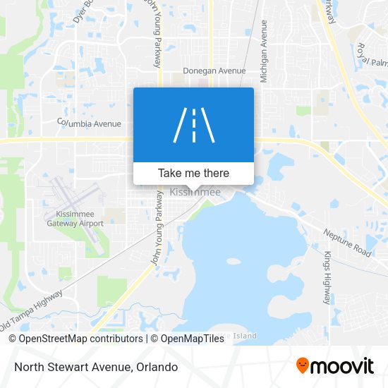 North Stewart Avenue map