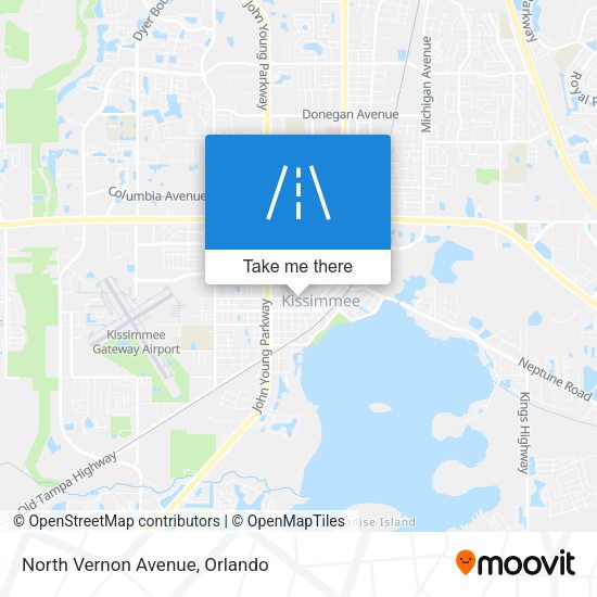 North Vernon Avenue map