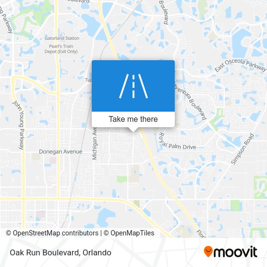 Mapa de Oak Run Boulevard
