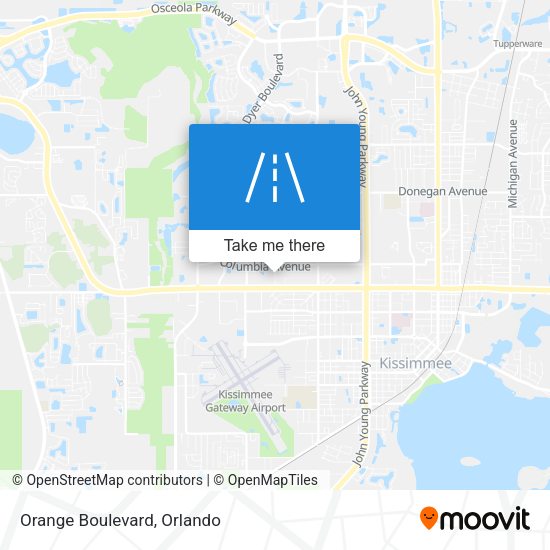 Mapa de Orange Boulevard