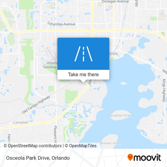 Mapa de Osceola Park Drive