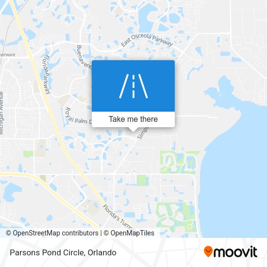 Parsons Pond Circle map