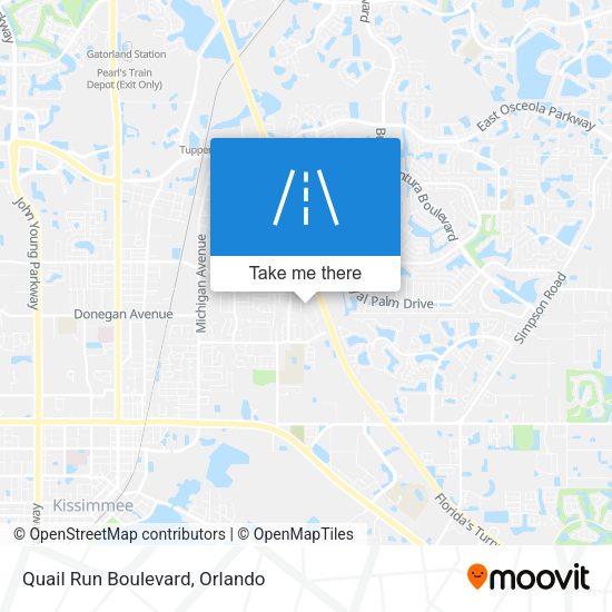 Quail Run Boulevard map