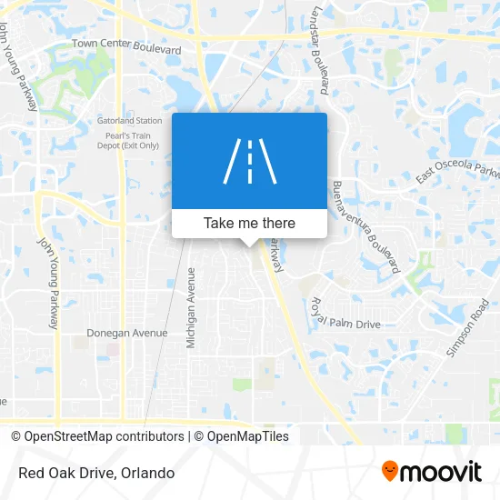 Red Oak Drive map