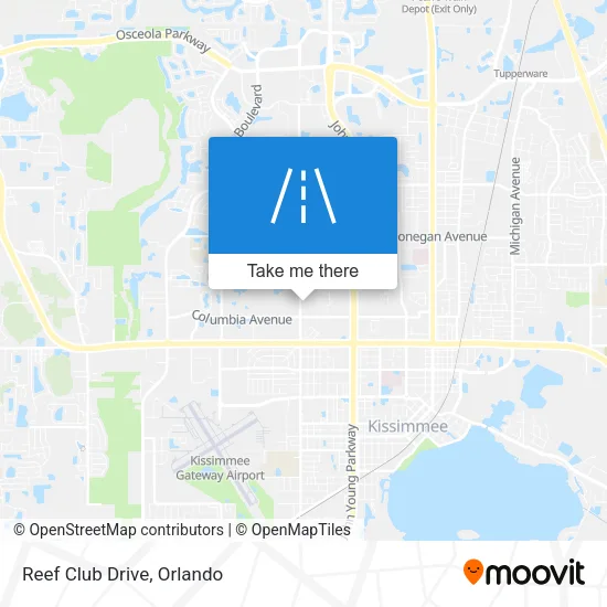 Reef Club Drive map