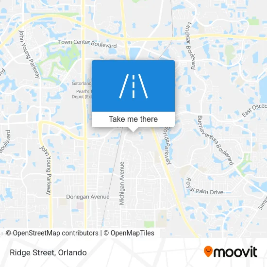 Ridge Street map