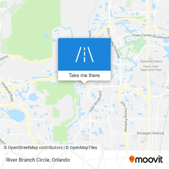 River Branch Circle map