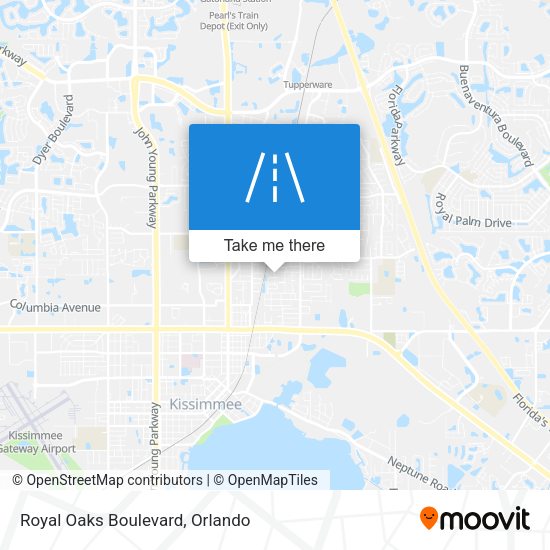 Royal Oaks Boulevard map