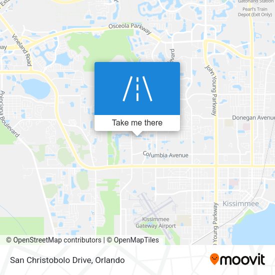 Mapa de San Christobolo Drive