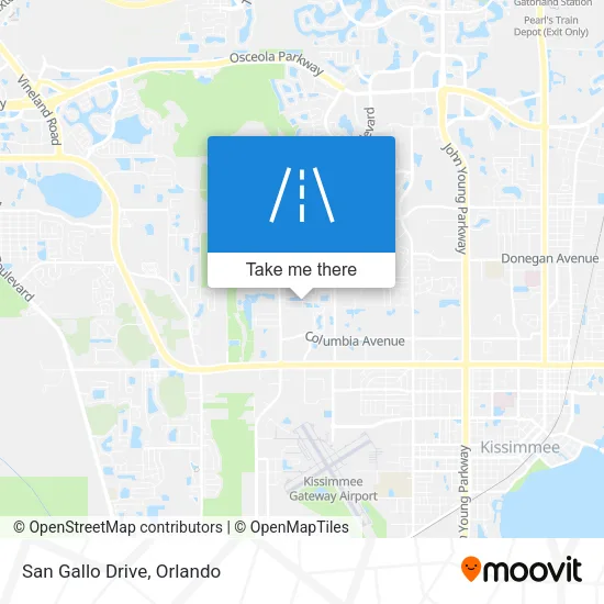 San Gallo Drive map