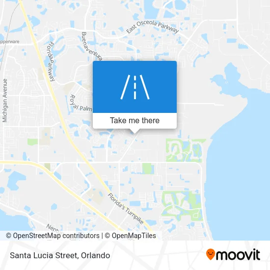 Santa Lucia Street map