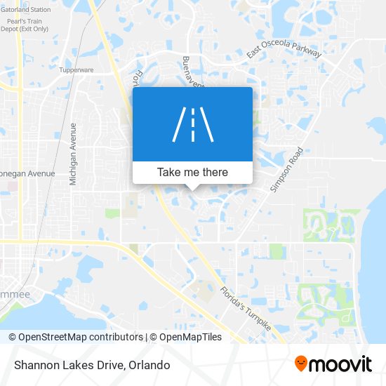 Shannon Lakes Drive map