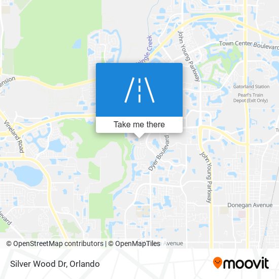 Silver Wood Dr map